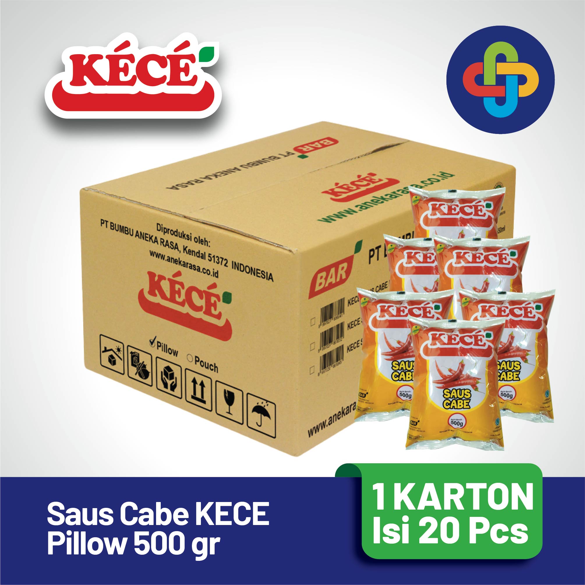 Saus Cabe KECE Pillow 500 gr